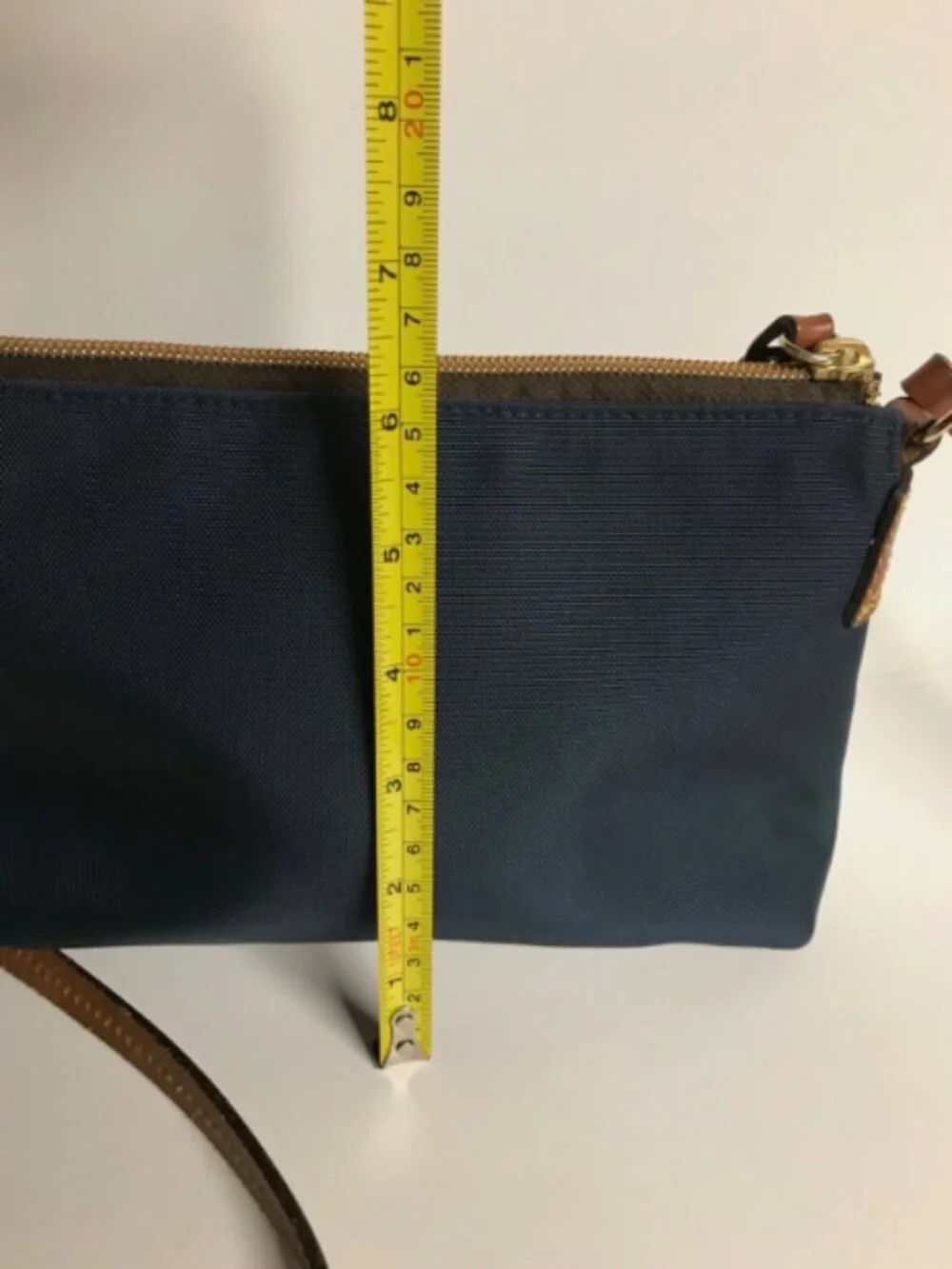 Dooney and Bourke Navy Nylon Crossbody Adj Strap